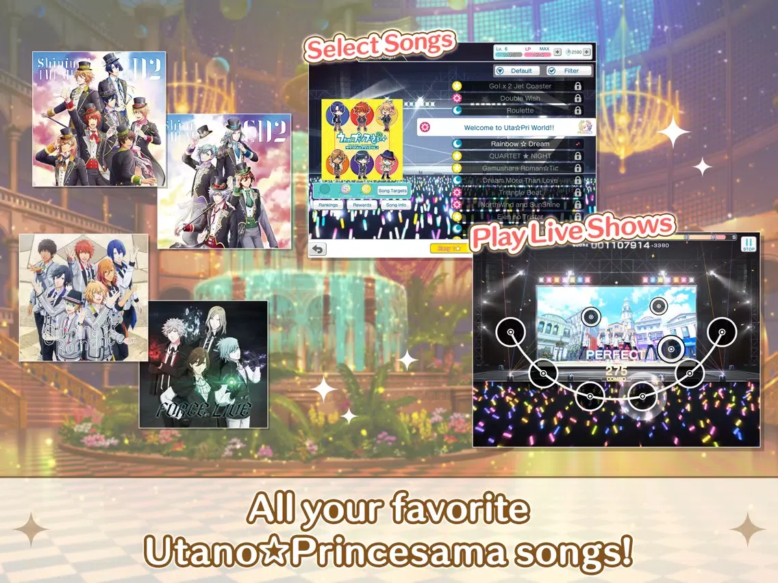 Utano Princesama: Shining Live iPad 应用截图