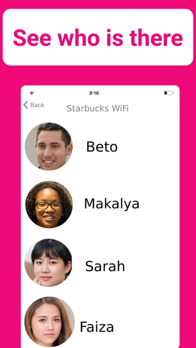 Klak: shared WiFi group chat應用截圖