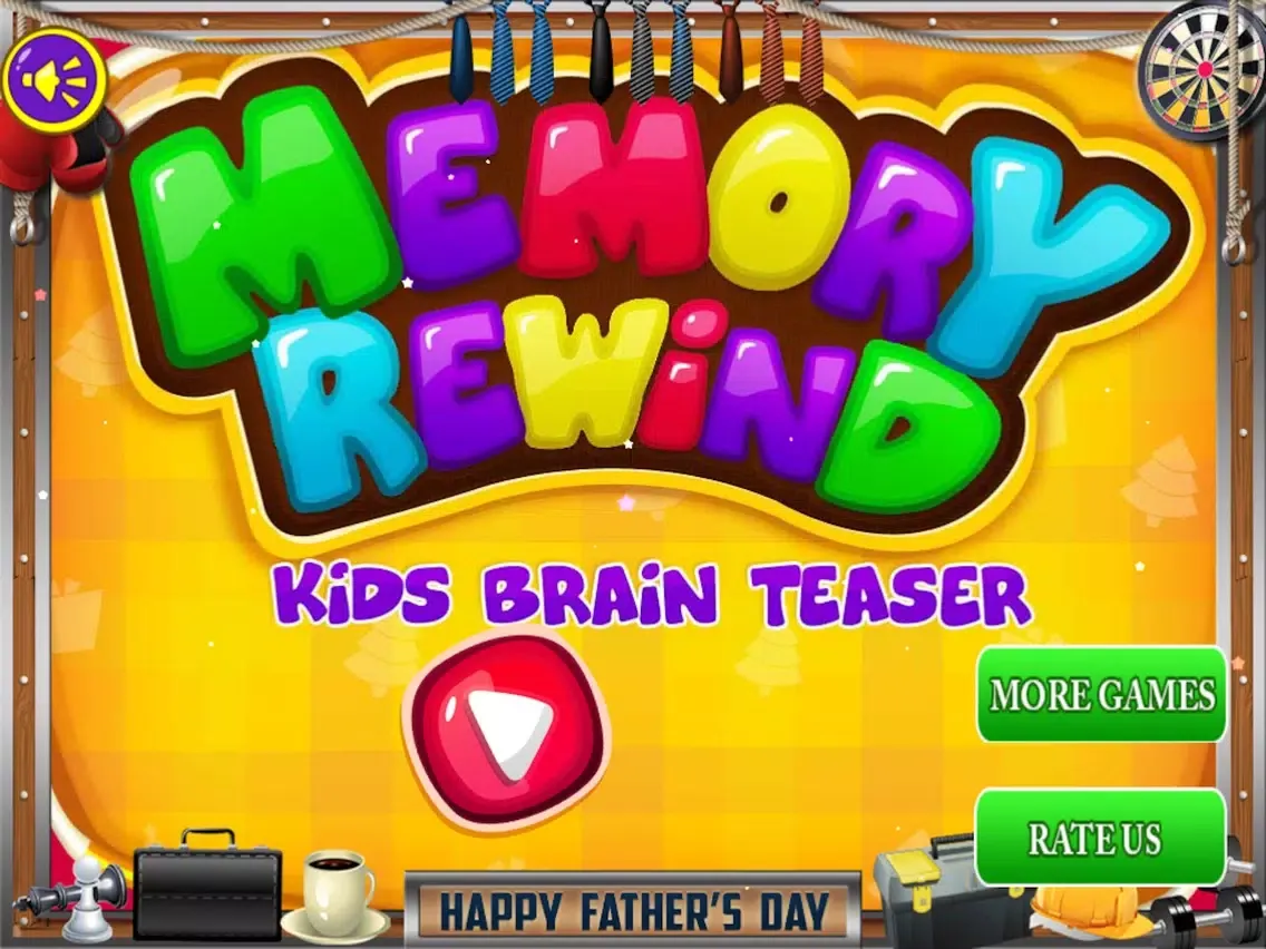 Memory Rewind - Kids Brain Teaser Pro iPad Screenshots