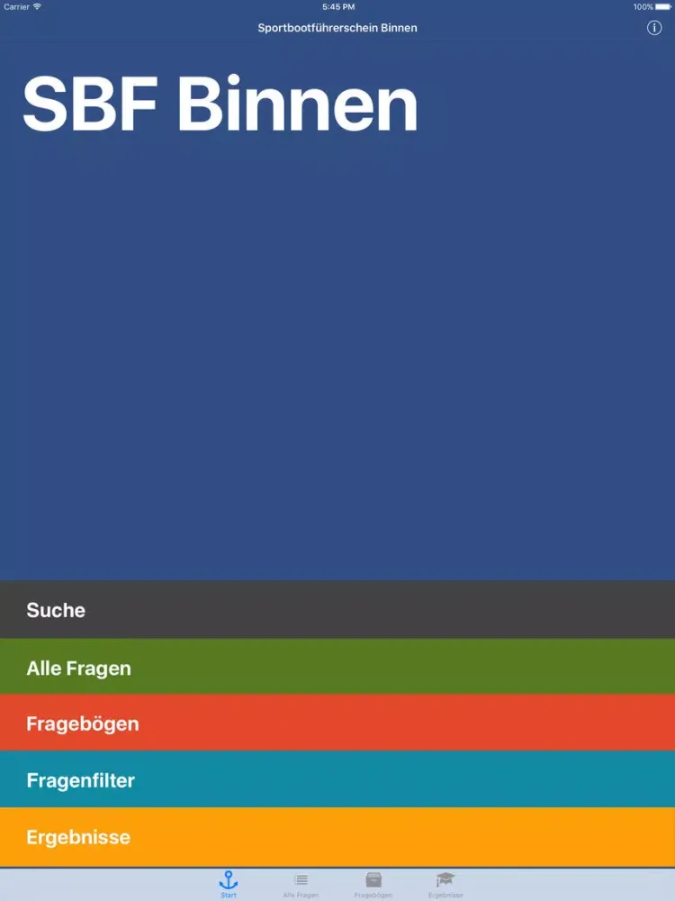 Tangkapan skrin SBF-Binnen iPad 