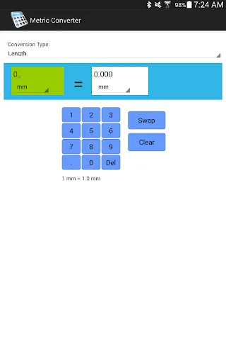 Metric Converter Screenshots