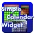 Simple Calendar Widget