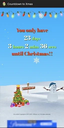 Tangkapan skrin Christmas Countdown