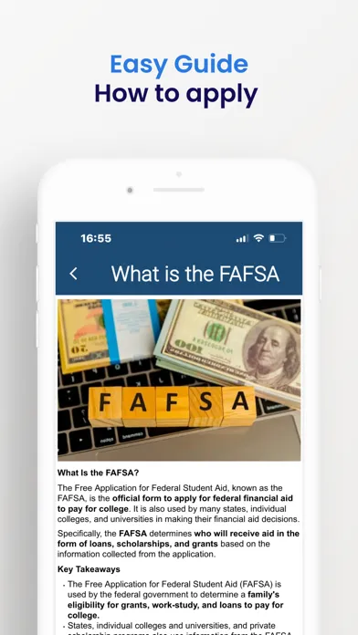 ภาพหน้าจอของ FAFSA 2024 Guide