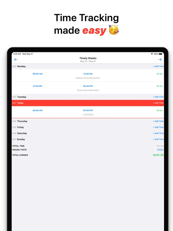 Timely Sheets iPad 應用截圖