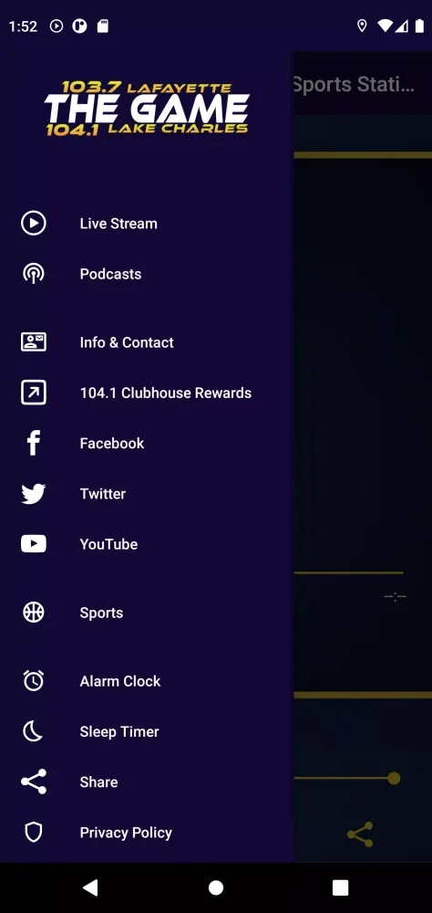 Screenshot di ESPN 104.1 Lake Charles