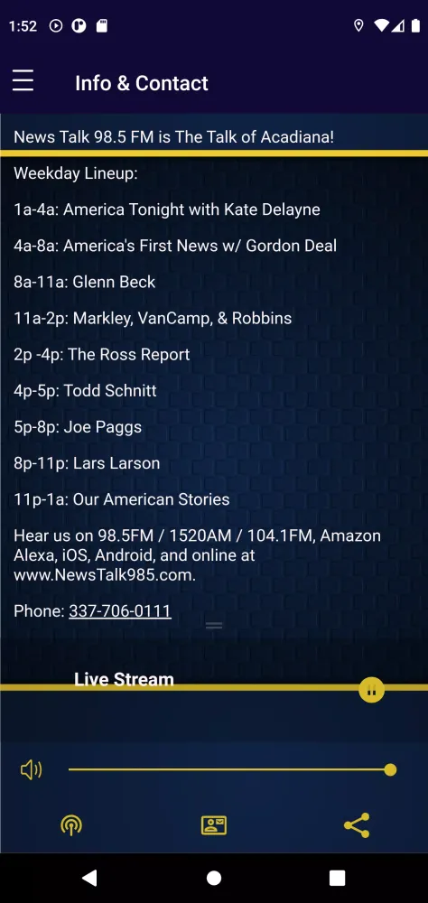 Screenshot di ESPN 104.1 Lake Charles