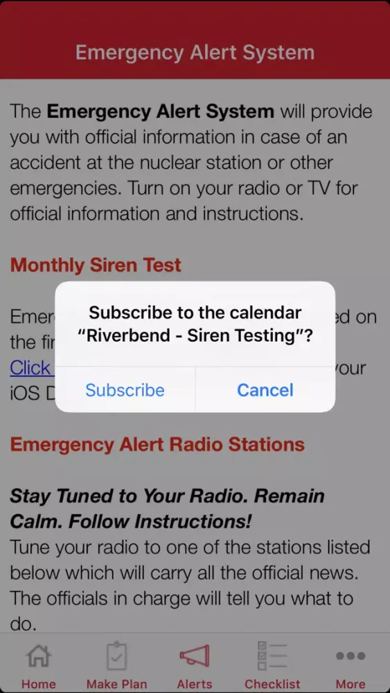 ภาพหน้าจอของ River Bend Public Information