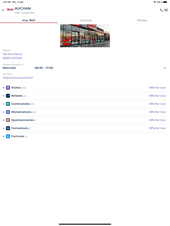 Klee Sales - Companion iPad  سکرین شاٹس