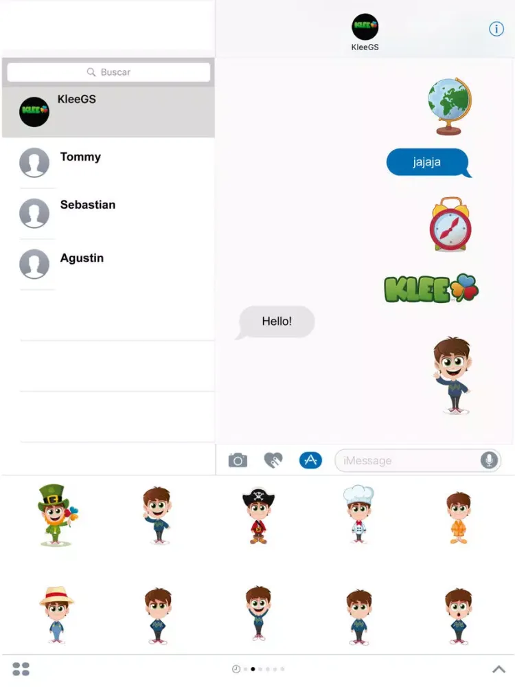 Capturas de pantalla de Tommy Fun Sticker Pack by KleeGS iPad 