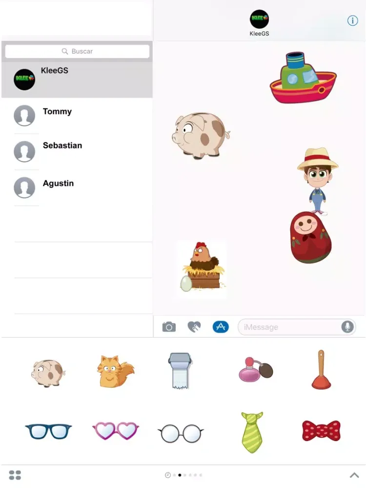 Capturas de pantalla de Tommy Fun Sticker Pack by KleeGS iPad 