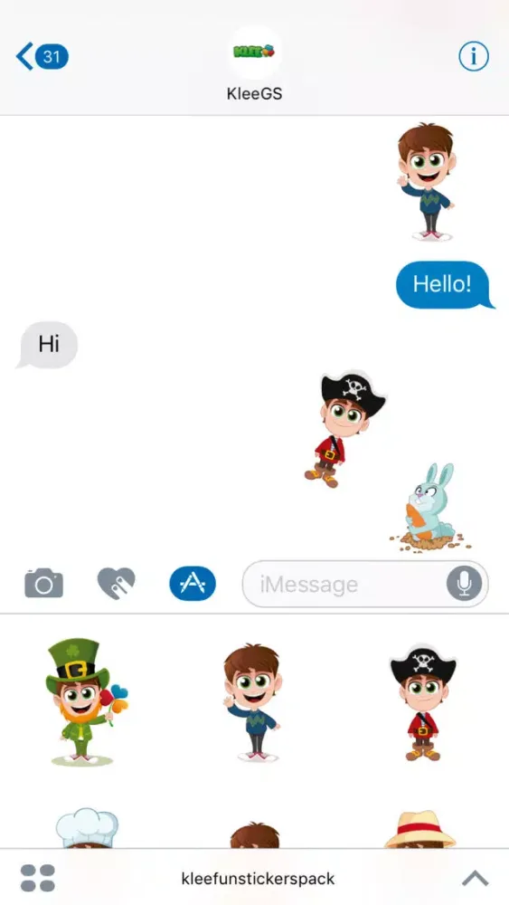 Capturas de pantalla de Tommy Fun Sticker Pack by KleeGS