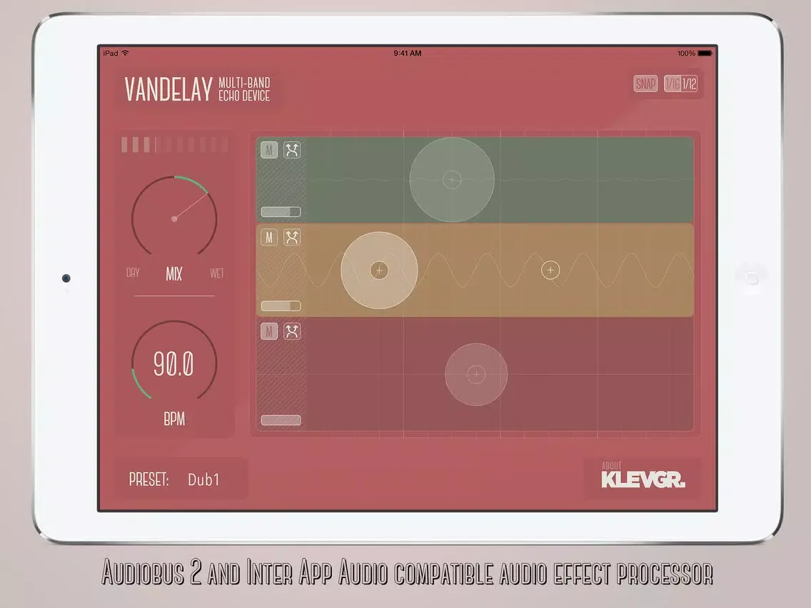 Capturas de pantalla de Vandelay multiband echo device iPad 