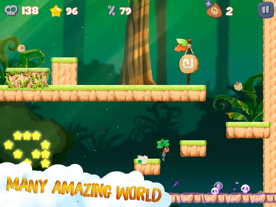 Jungle World - The Free Super Adventures iPad  Screenshots