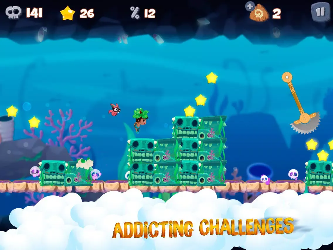 Jungle World - The Free Super Adventures iPad  Screenshots