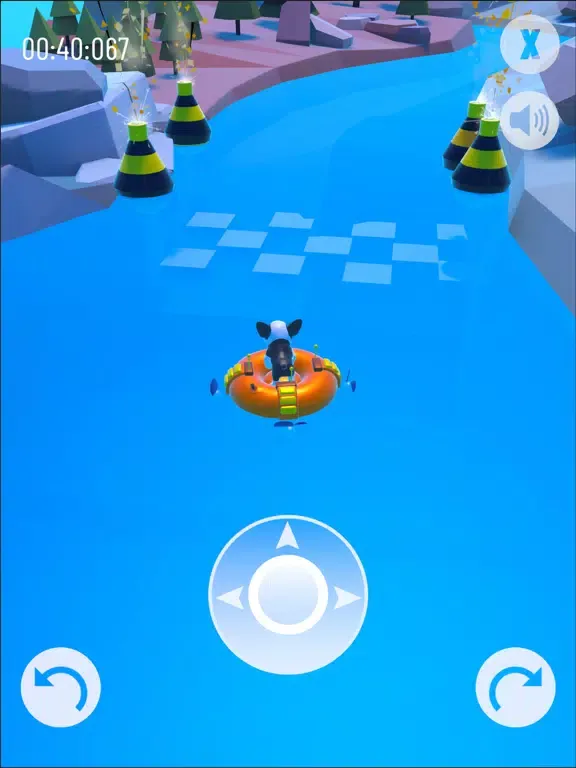 Tangkapan layar Rafting Dog iPad 