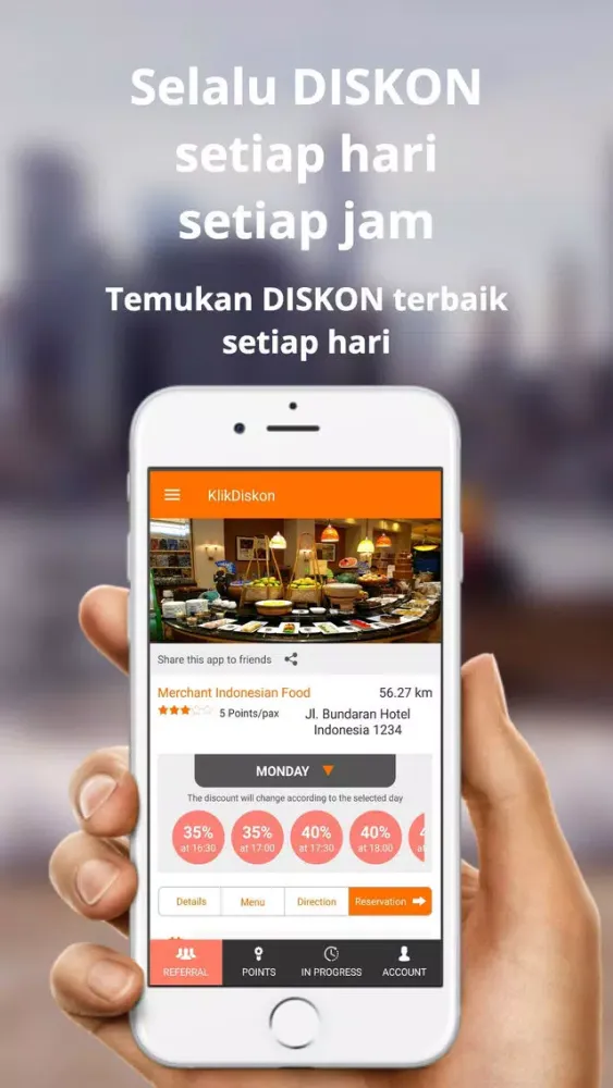 Capturas de tela do Klik Diskon