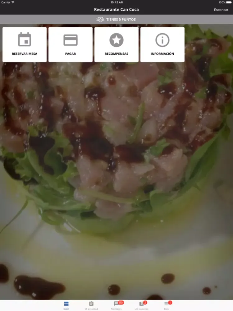 ภาพหน้าจอของ Restaurante Can Coca iPad 