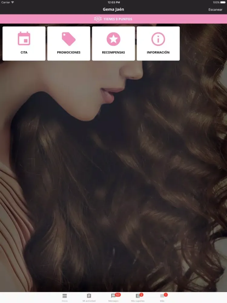 Peluquería Gema Jaén iPad  スクリーンショット