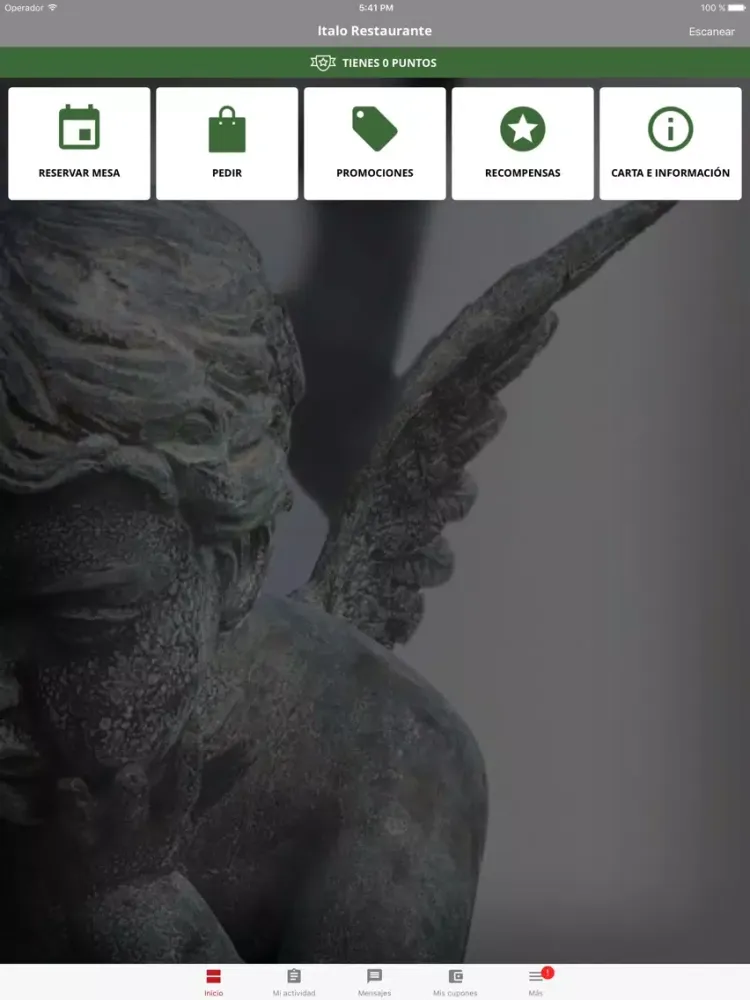 Capturas de pantalla de Italo Restaurante iPad 