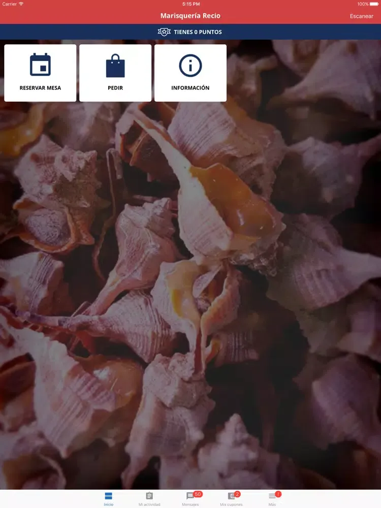 Marisquería Recio iPad  स्क्रीनशॉट