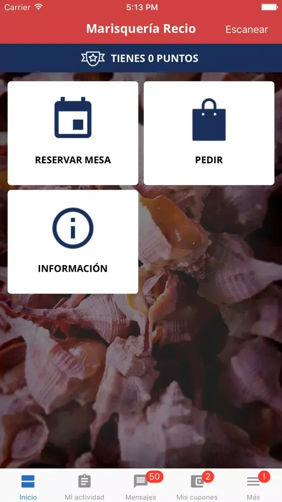 Marisquería Recio स्क्रीनशॉट