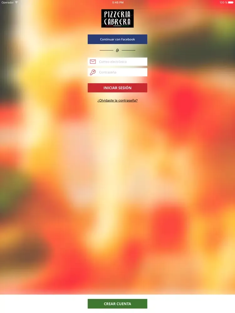 Pizzeria Cabrera iPad  スクリーンショット