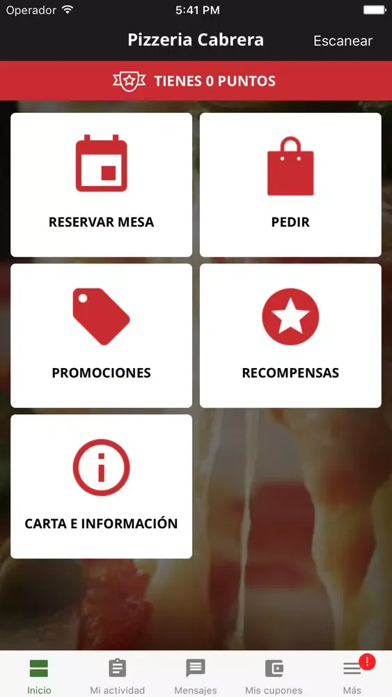Pizzeria Cabrera スクリーンショット