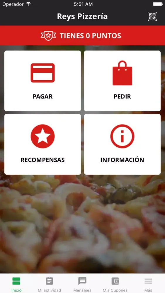Tangkapan layar Reys Pizzería