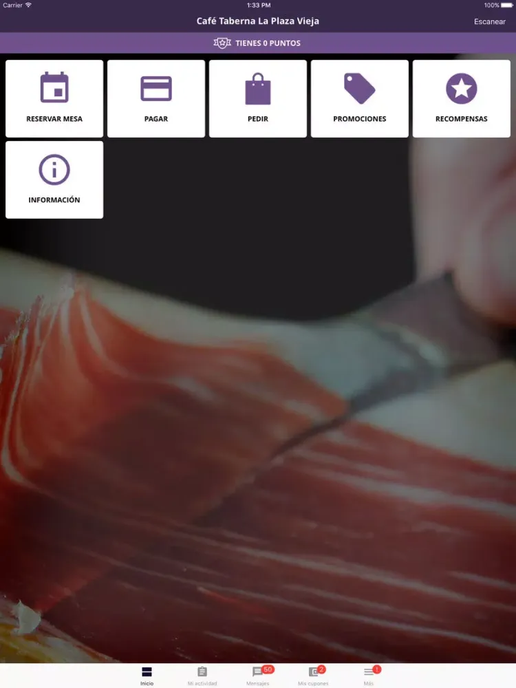 Café Taberna La Plaza Vieja iPad  スクリーンショット
