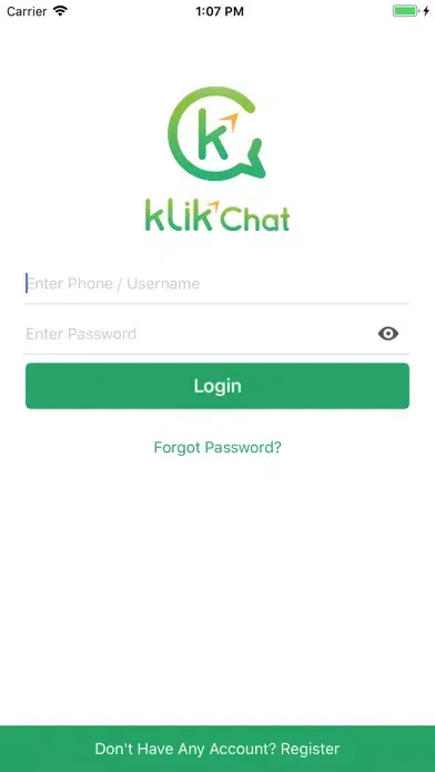 Ảnh chụp màn hình của KLIK Chat