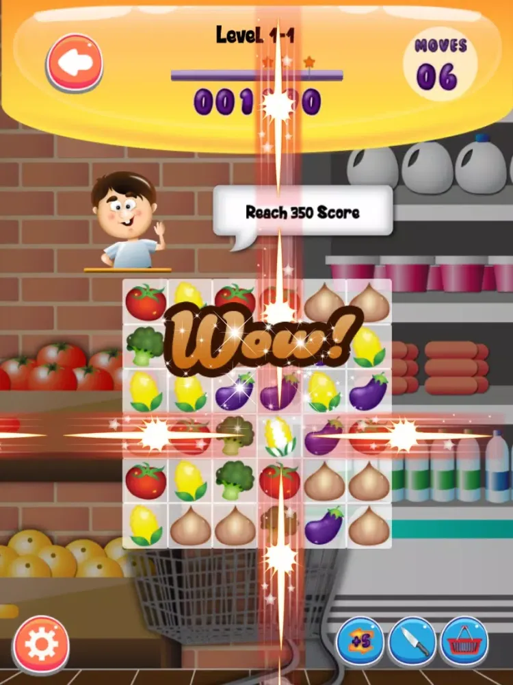 Скриншоты KLIK Veggie Friends iPad 