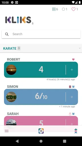 Captures d'écran de KliksApp - An Elegant Counter
