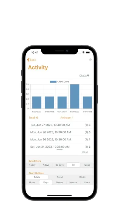Скриншоты KliksApp - An Elegant Counter
