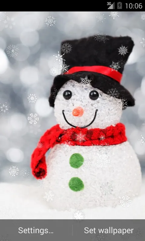 Captures d'écran de Snowy Live Wallpaper