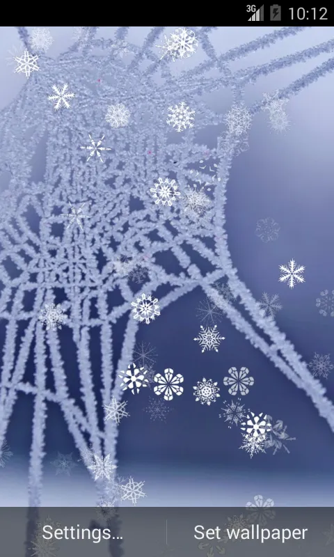 Captures d'écran de Snowy Live Wallpaper