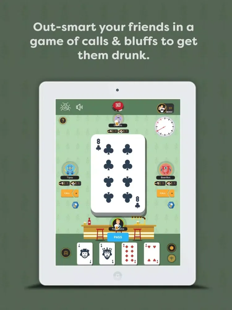 Capturas de tela do Klinc Drinking Game iPad 