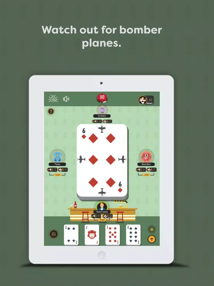 Capturas de tela do Klinc Drinking Game iPad 