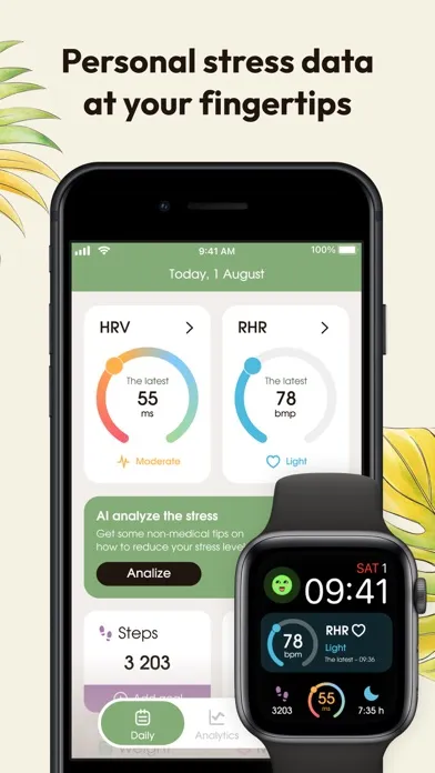 صور AI Stress Monitoring for Watch