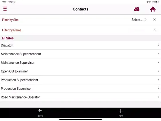 Zrzuty ekranu Tyres Environment Reporter iPad 
