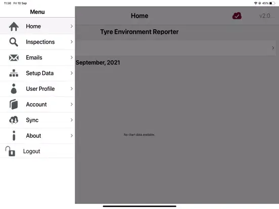 Zrzuty ekranu Tyres Environment Reporter iPad 