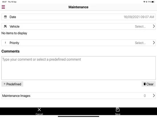 Klinge Total Tyre Control iPad  स्क्रीनशॉट