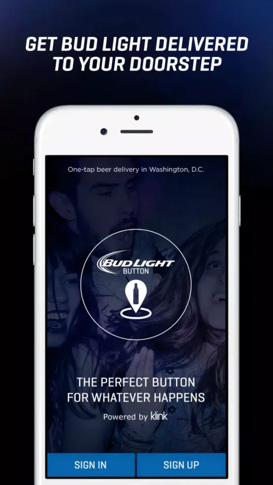 Screenshot di Bud Light Button