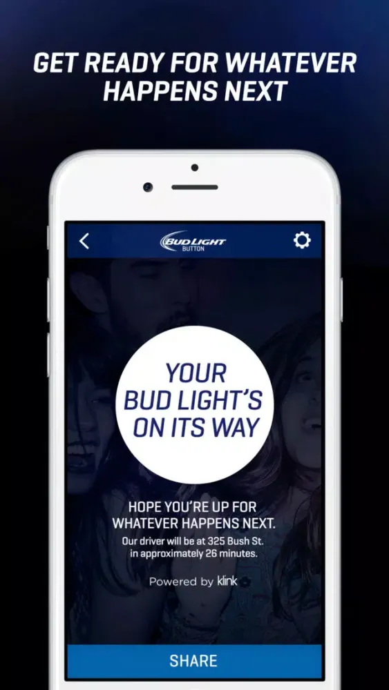 Screenshot di Bud Light Button