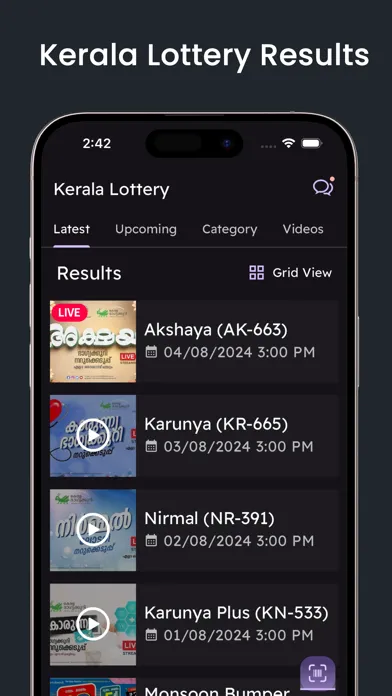 تصاویر Kerala Lottery Result & Search