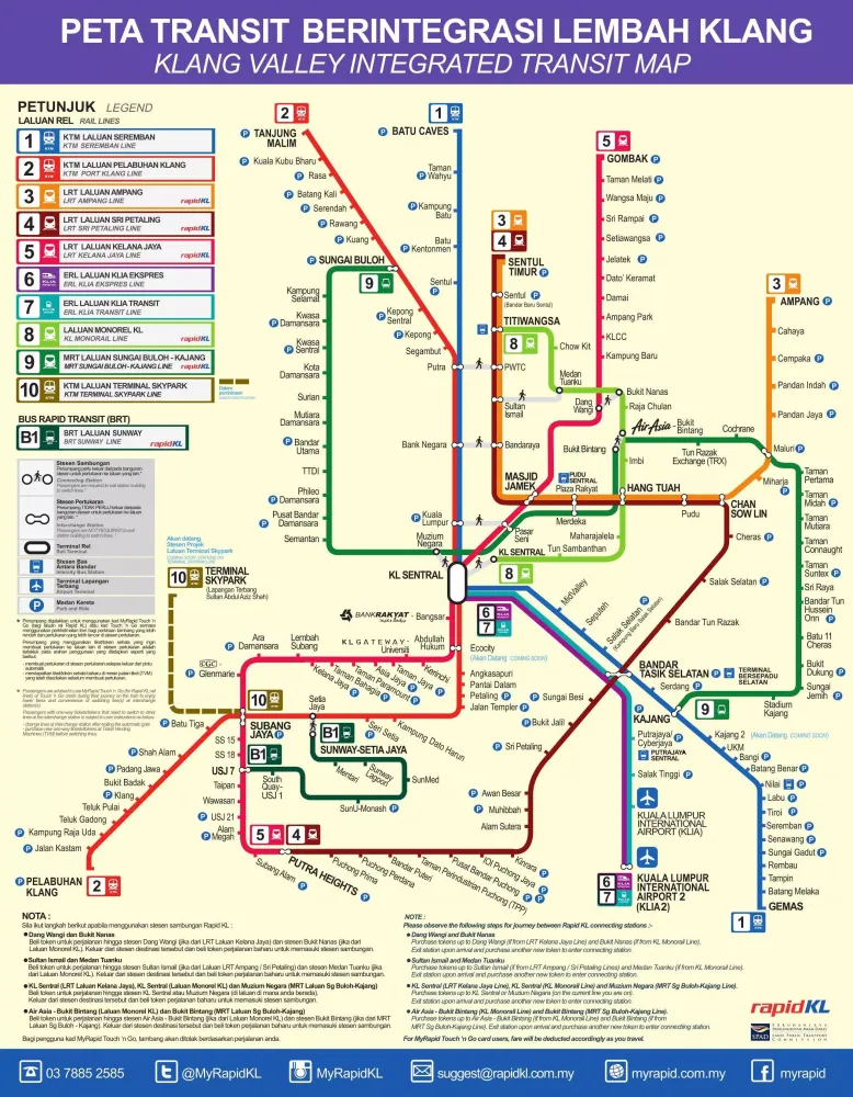 Kuala Lumpur Monorail LRT MAP Screenshots