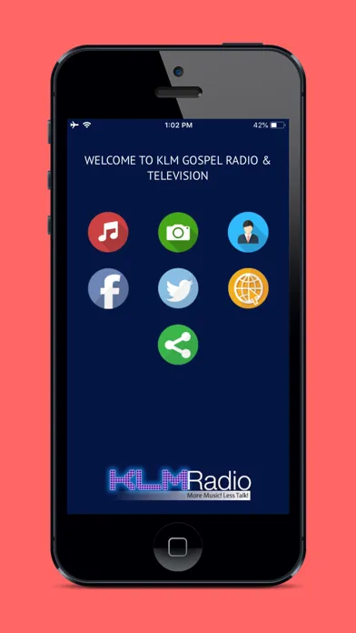 Zrzuty ekranu KLM Radio