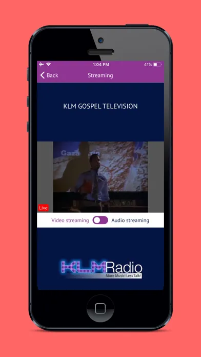 Zrzuty ekranu KLM Radio
