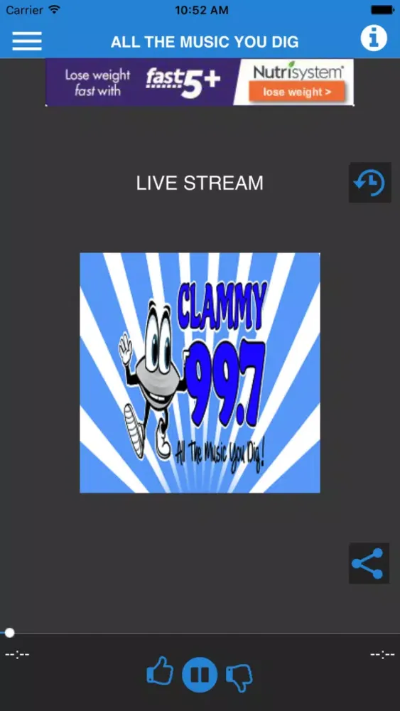 Скриншоты KLMY 99.7 FM