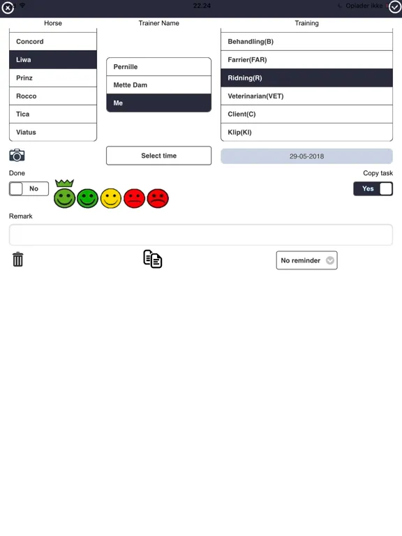 EqApp horse stable manager iPad  Screenshots